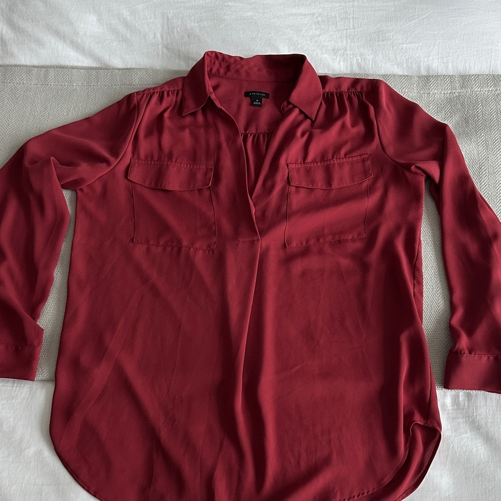 Ann Taylor Camp Blouse